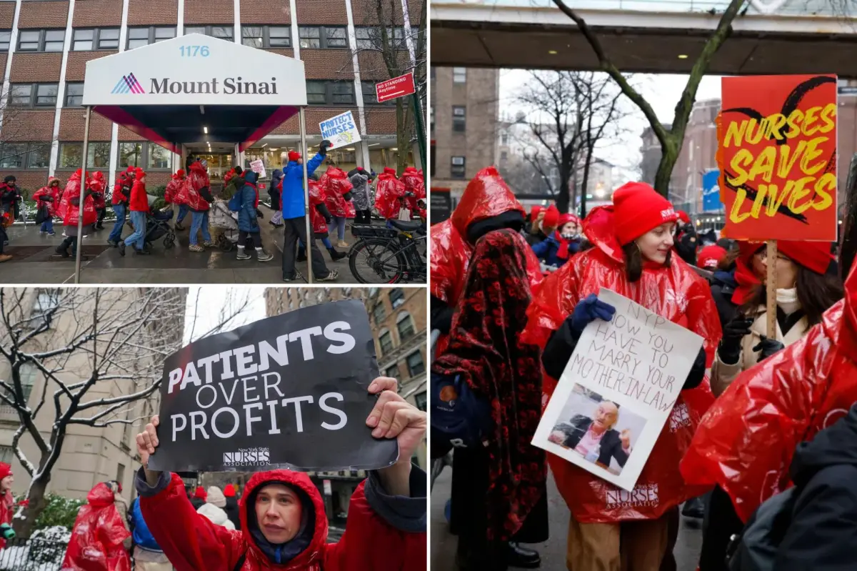 Mount Sinai hospital dismisses allegations that patients died amid the large NYC nurses' strike.
