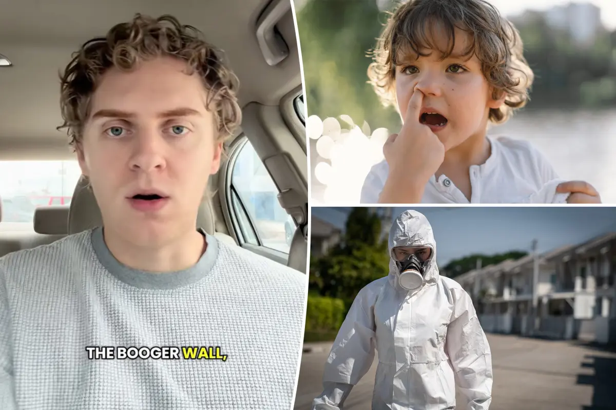 My childhood 'booger wall' landed me in the hospital