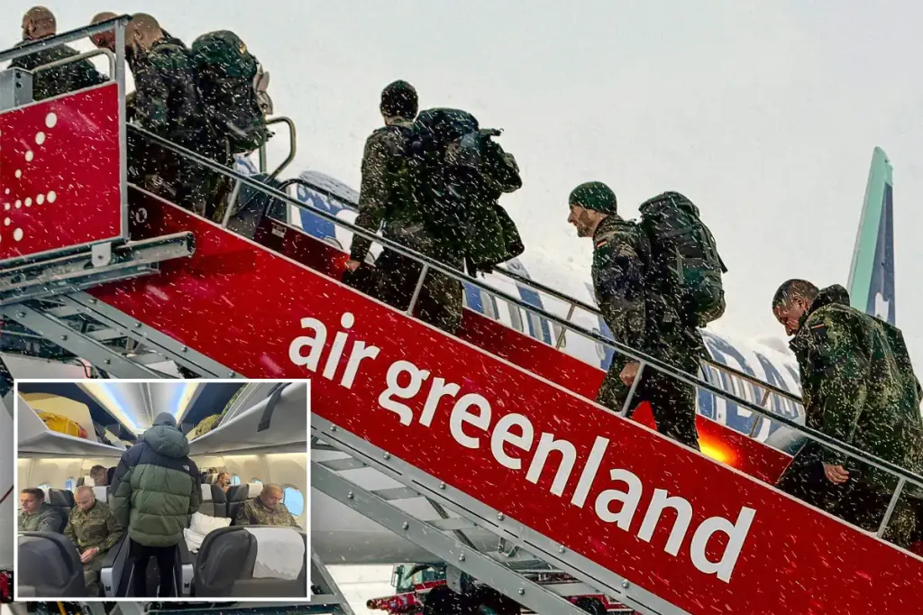 NATO display of strength falls flat as German soldiers leave Greenland after only a few days.