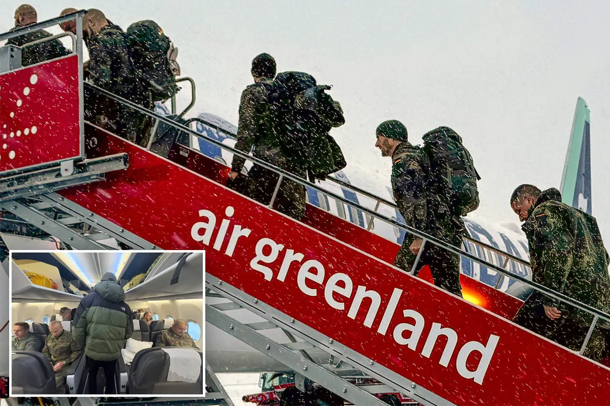 NATO display of strength falls flat as German soldiers leave Greenland after only a few days.