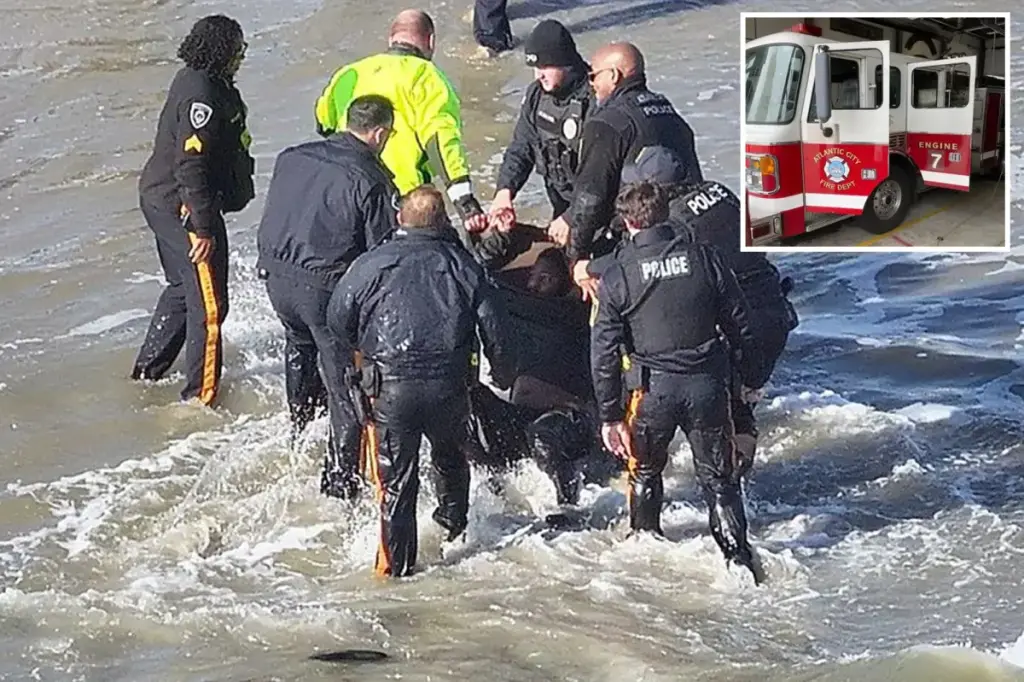 NJ man reportedly attempted to stab firefighter with screwdriver during water rescue on New Year's Eve