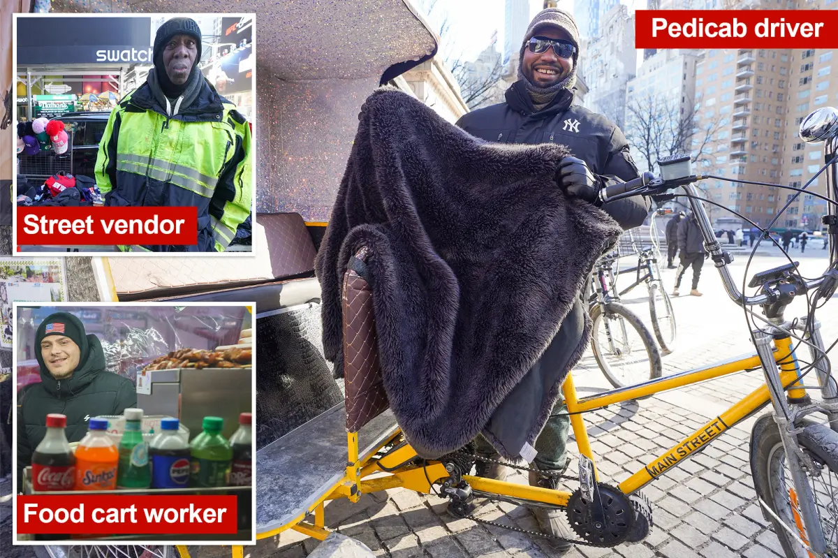 NYC workers face freezing temperatures to earn a living: 'At least I'm not in Buffalo'