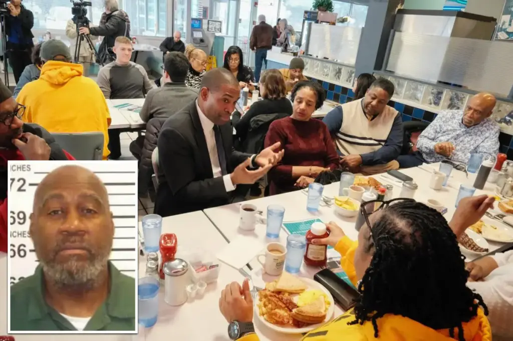 NYPD officer murderer shows up at Antonio Delgado listening tour event