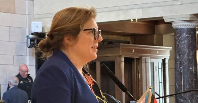 Nebraska State Senator Machaela Cavanaugh Dismantles PragerU History Display at State Capitol