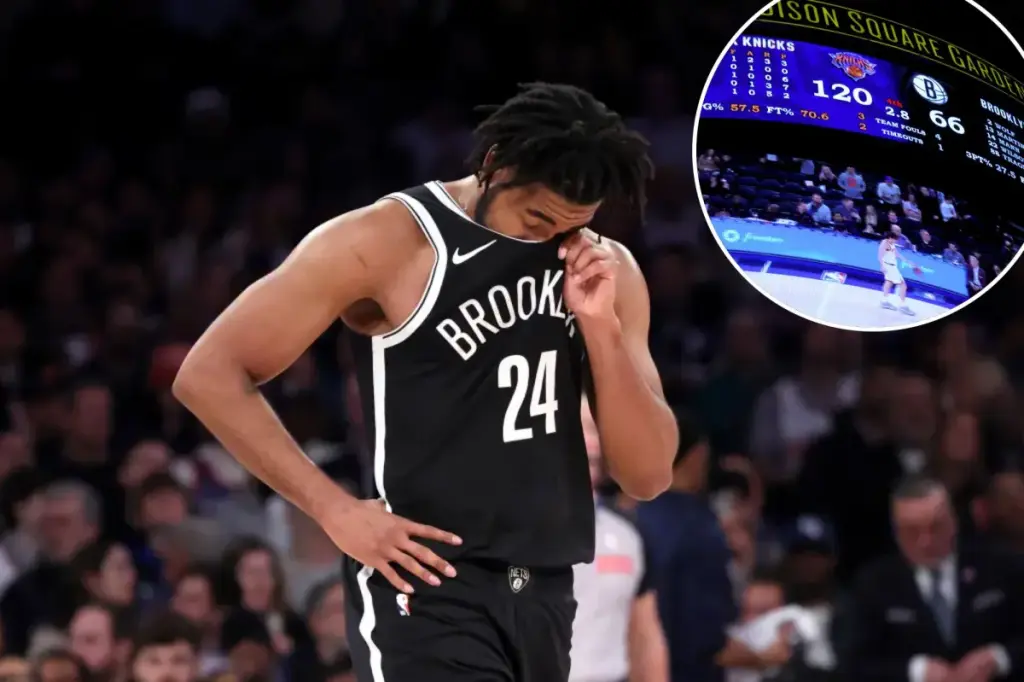 Nets experience 'unacceptable' defeat to Knicks