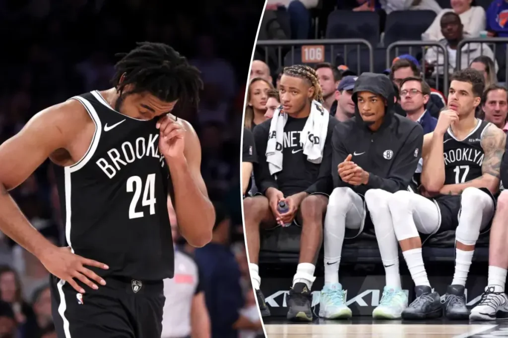 Nets hold on to slim chances for the draft lottery as tough times set in