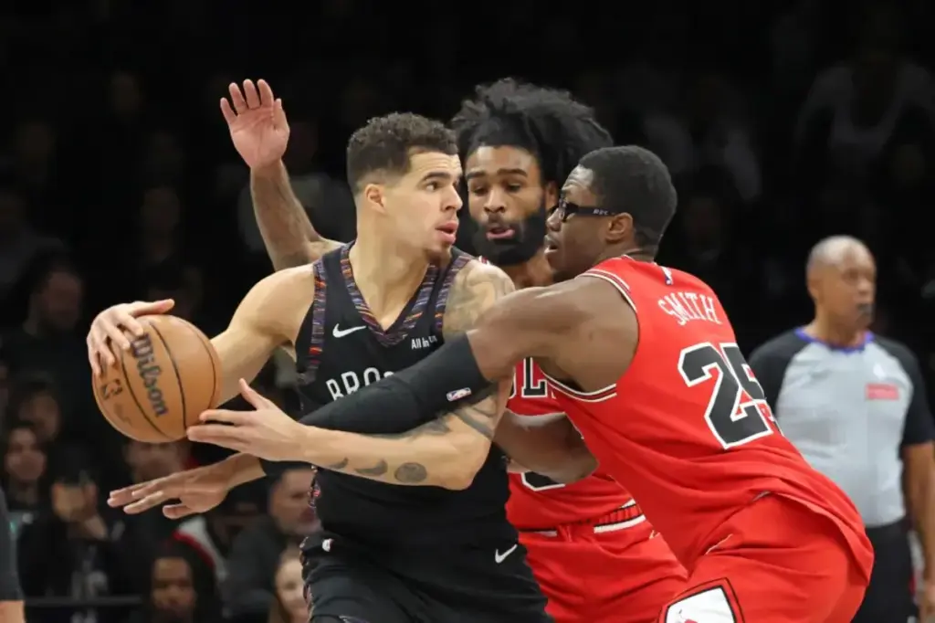 Nets overcome late push from Bulls to end longest losing streak in the NBA