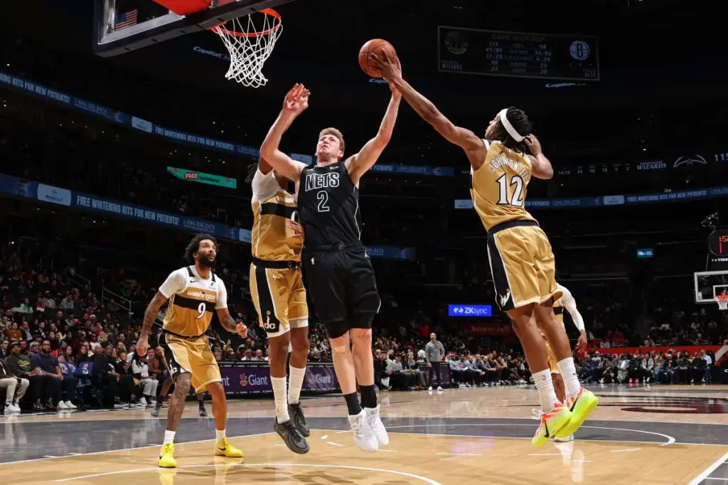 Nets struggle without enough players and fall to Wizards for their third consecutive defeat