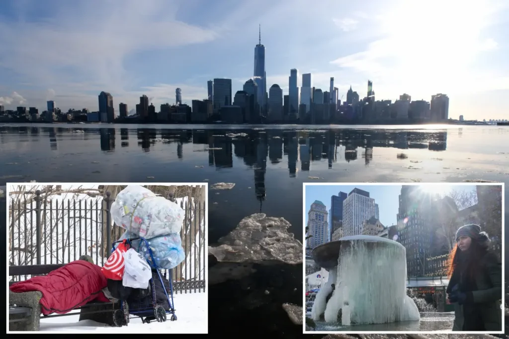 New York City experiencing an unprecedented cold spell that may break all records for low temperatures