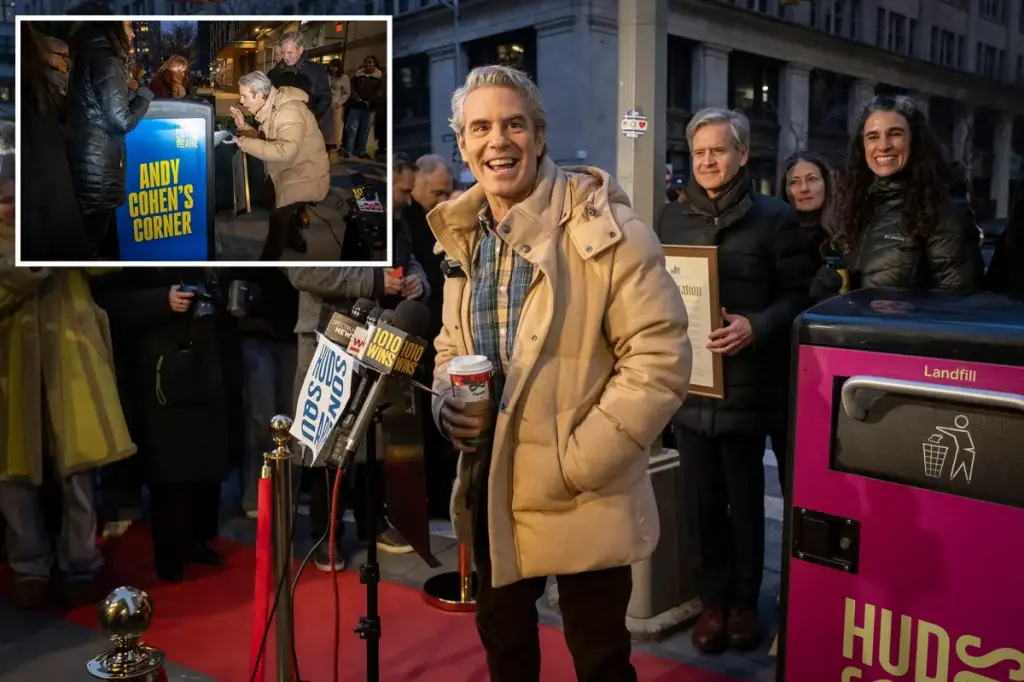 New York City presents an irresistible proposal to Andy Cohen, the king of trash TV: 'Funny and ironic'