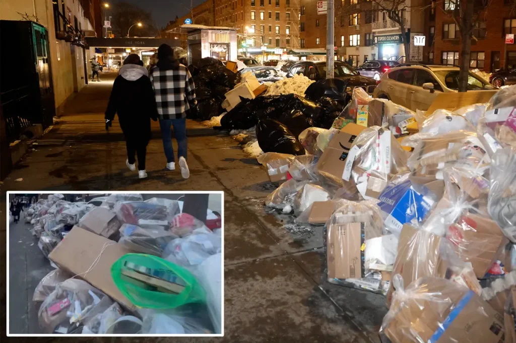 New Yorkers upset about garbage pileup days after snowstorm