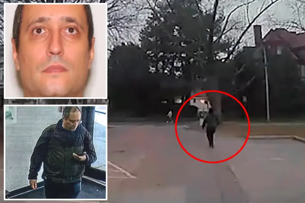 New video reveals the gunman at Brown University calmly walking through the campus parking lot right after the shooting.