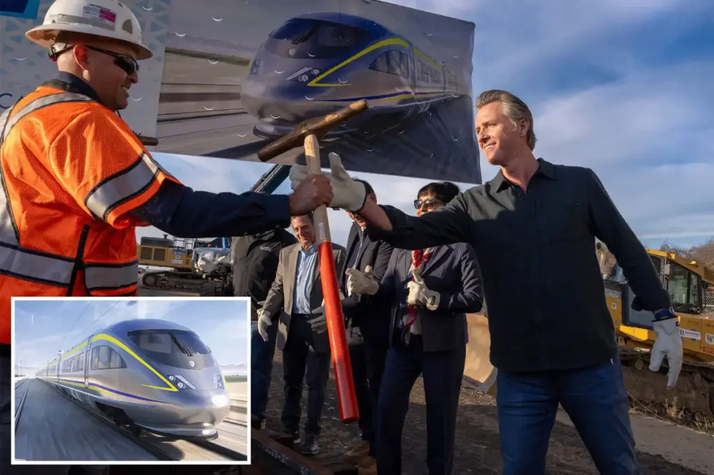 Newsom praises California's high-speed rail during State of the State as costs rise to $135 billion