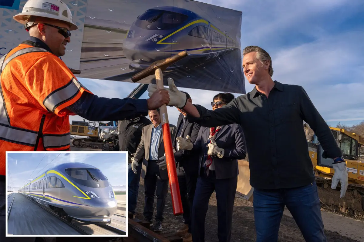 Newsom praises California's high-speed rail during State of the State as costs rise to $135 billion