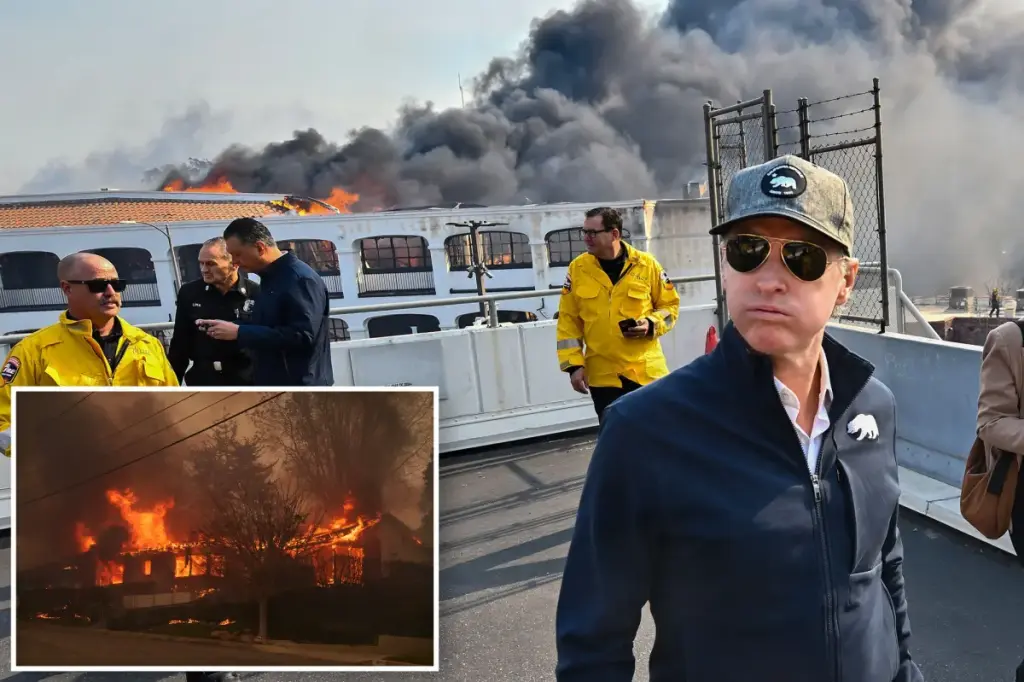 Newsom will visit fire-damaged LA on the anniversary of the deadly blaze