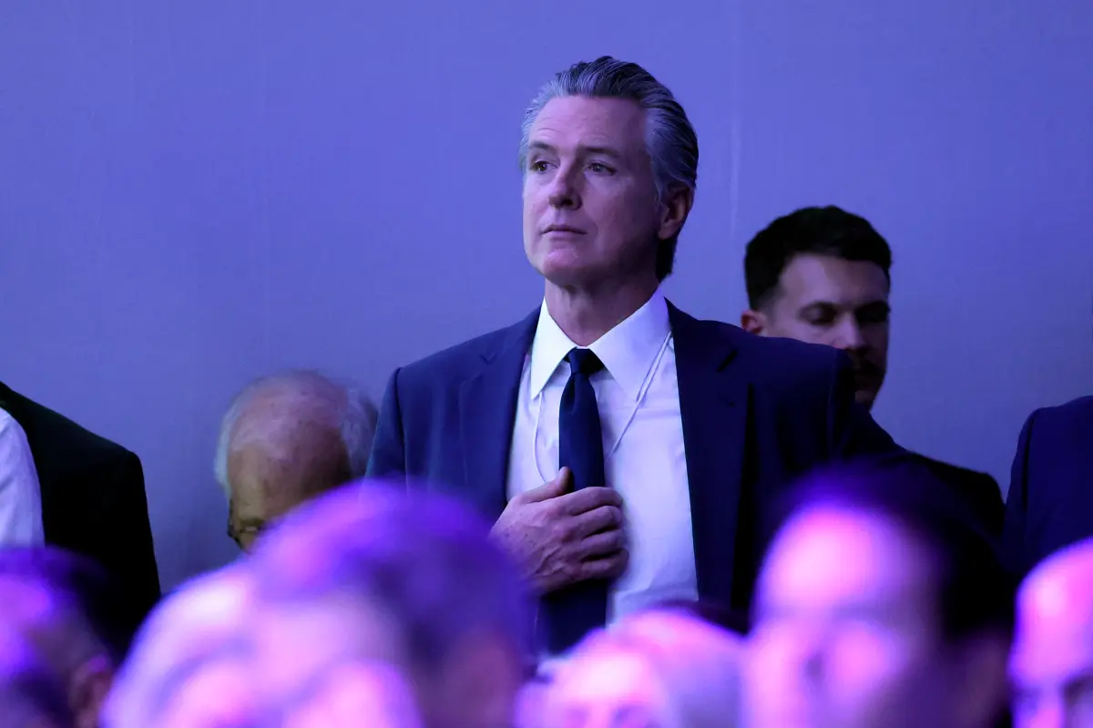 Newsom's disappointing performance on the global stage at Davos