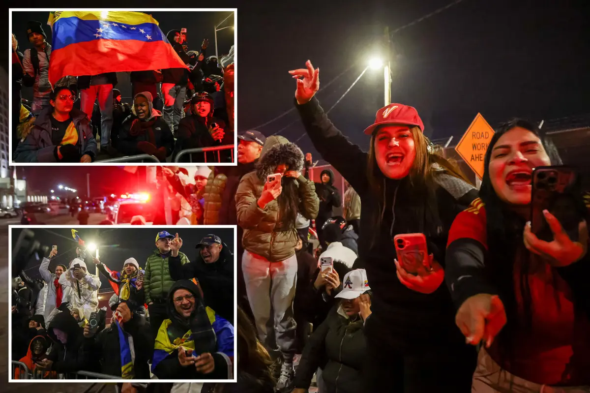 Nicolás Maduro and his wife met with chants of 'down with the dictator' from hundreds of people at a Brooklyn event.