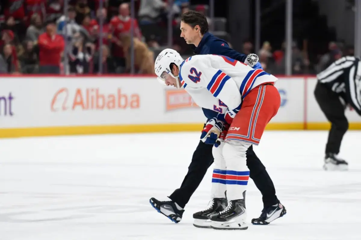 Noah Laba of the Rangers is close to returning from his upper-body injury.