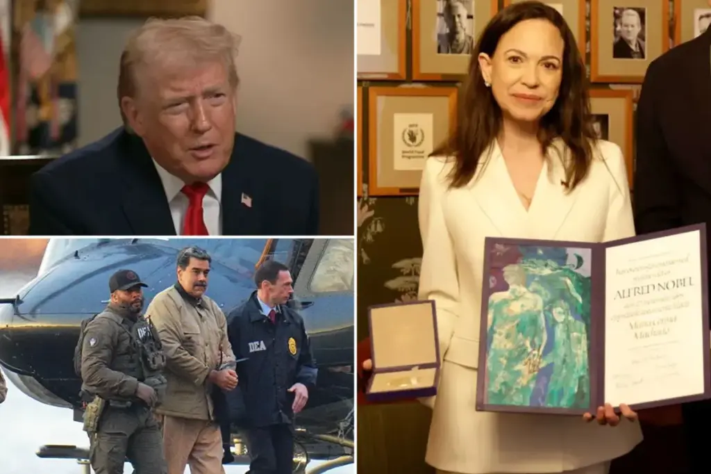 Nobel Institute dismisses discussion of Venezuela's Maria Corina Machado awarding Nobel Peace Prize to Trump