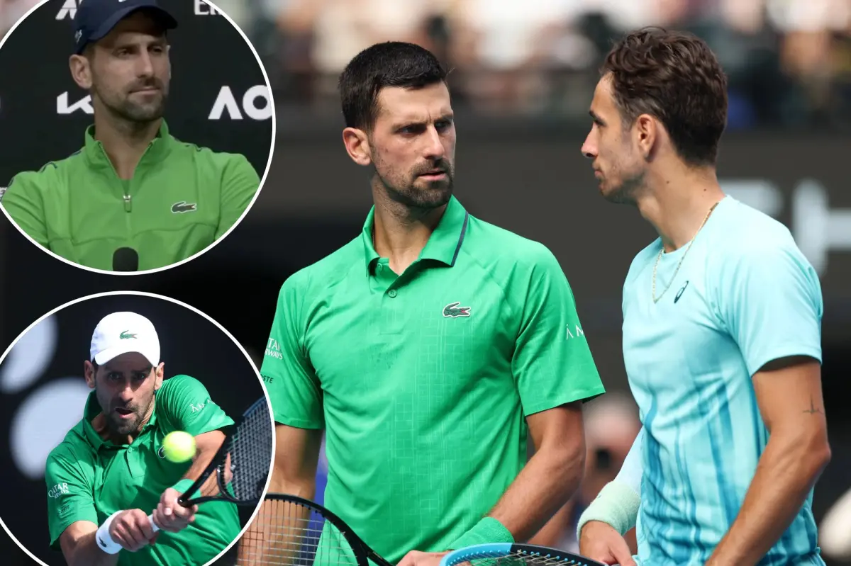 Novak Djokovic expresses disappointment over pursuing Jannik Sinner and Carlos Alcaraz.
