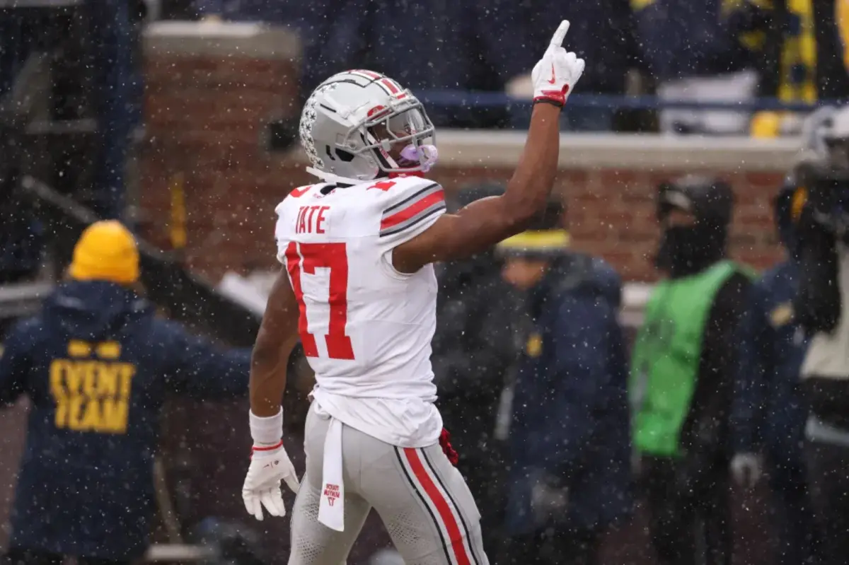 Ohio State star receiver Carnell Tate announces entry into the 2026 NFL Draft
