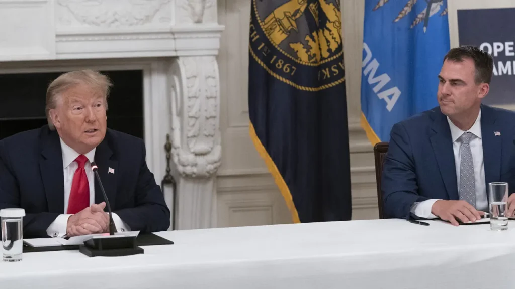 Oklahoma Governor Kevin Stitt says Trump is receiving poor guidance on immigration.