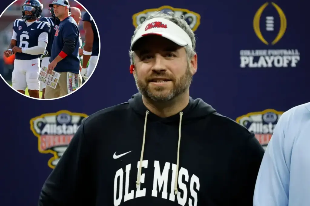 Ole Miss coach provided an update on the LSU-bound assistants ahead of the CFP semifinal.