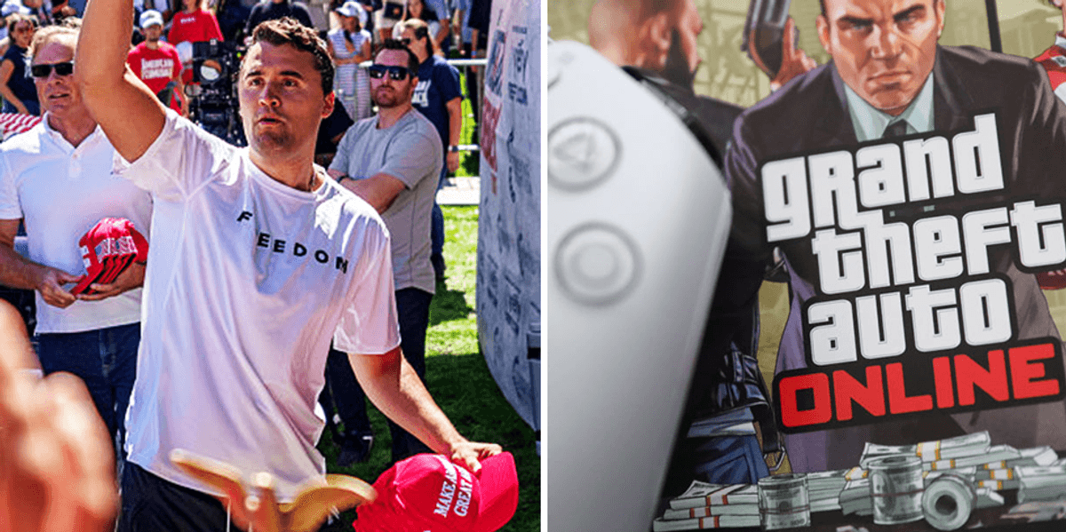 Online murder role play involving Charlie Kirk banned from Grand Theft Auto: 'Inappropriate, intolerable'