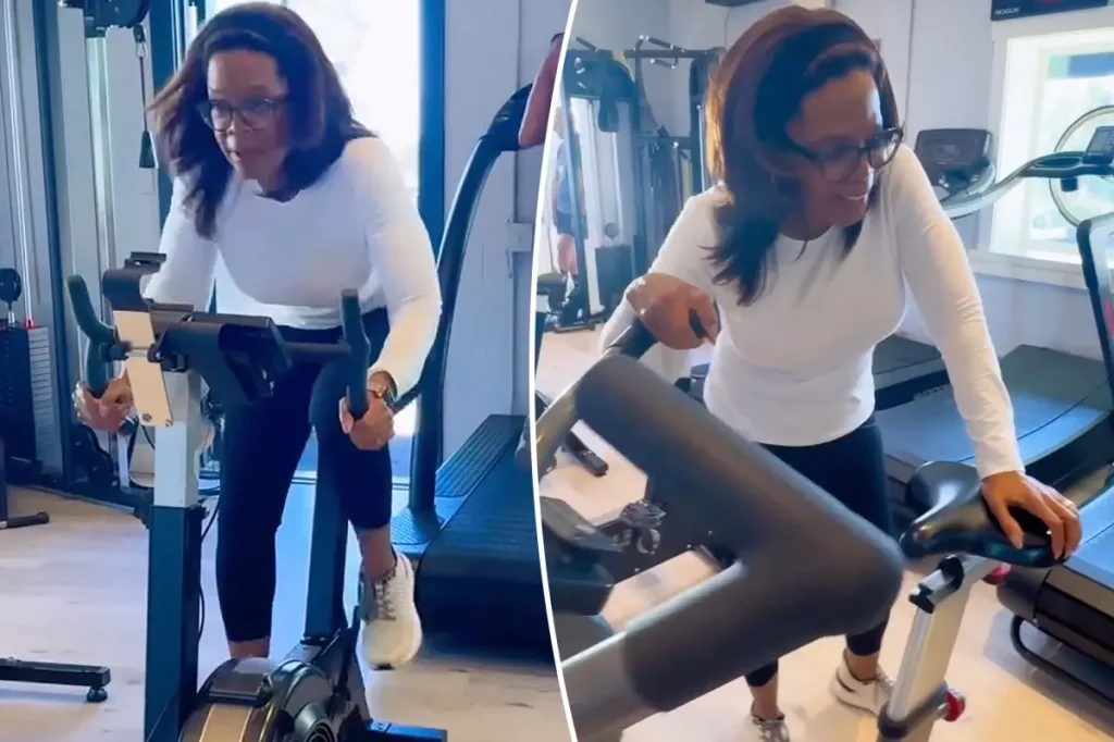 Oprah Winfrey exercises for challenging 72 minutes to celebrate her 72nd birthday