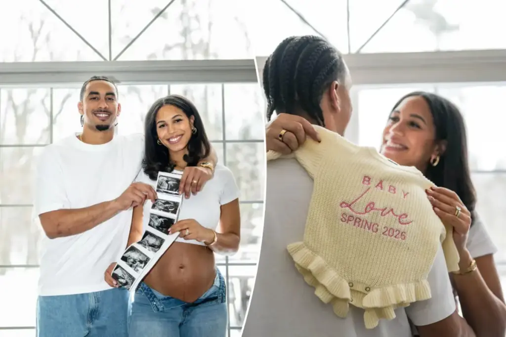 Packers quarterback Jordan Love and his wife are looking forward to their first baby.