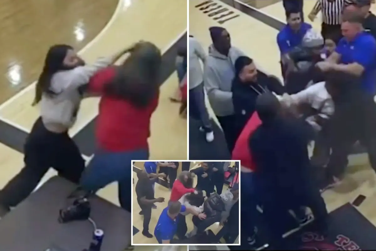 Parents in NYC engage in a large fight during a Catholic youth basketball game in Staten Island