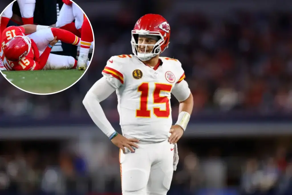 Patrick Mahomes discusses the timeline for his knee injury recovery.
