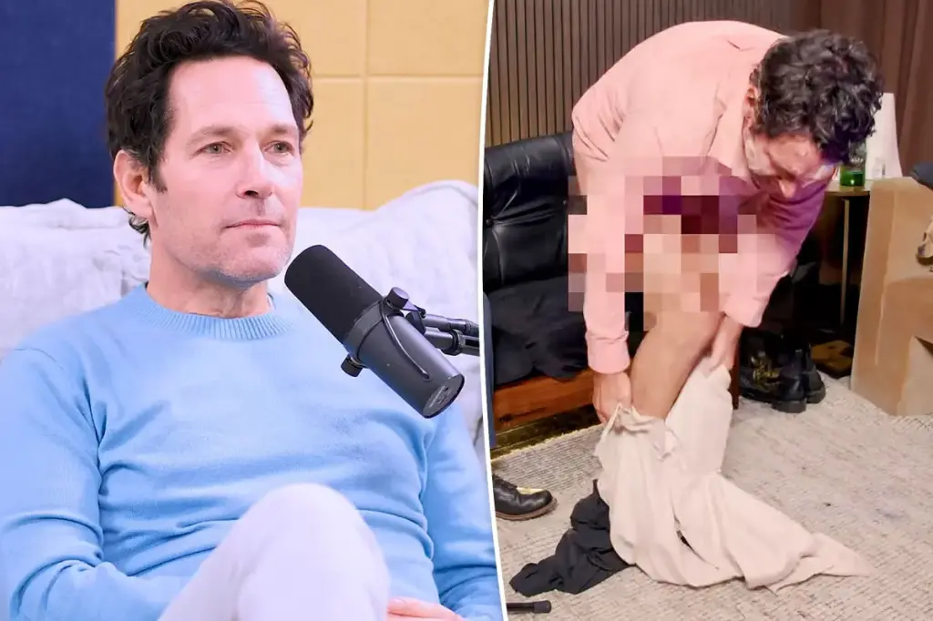 Paul Rudd responds to assertion about his 'large penis' in lively interview