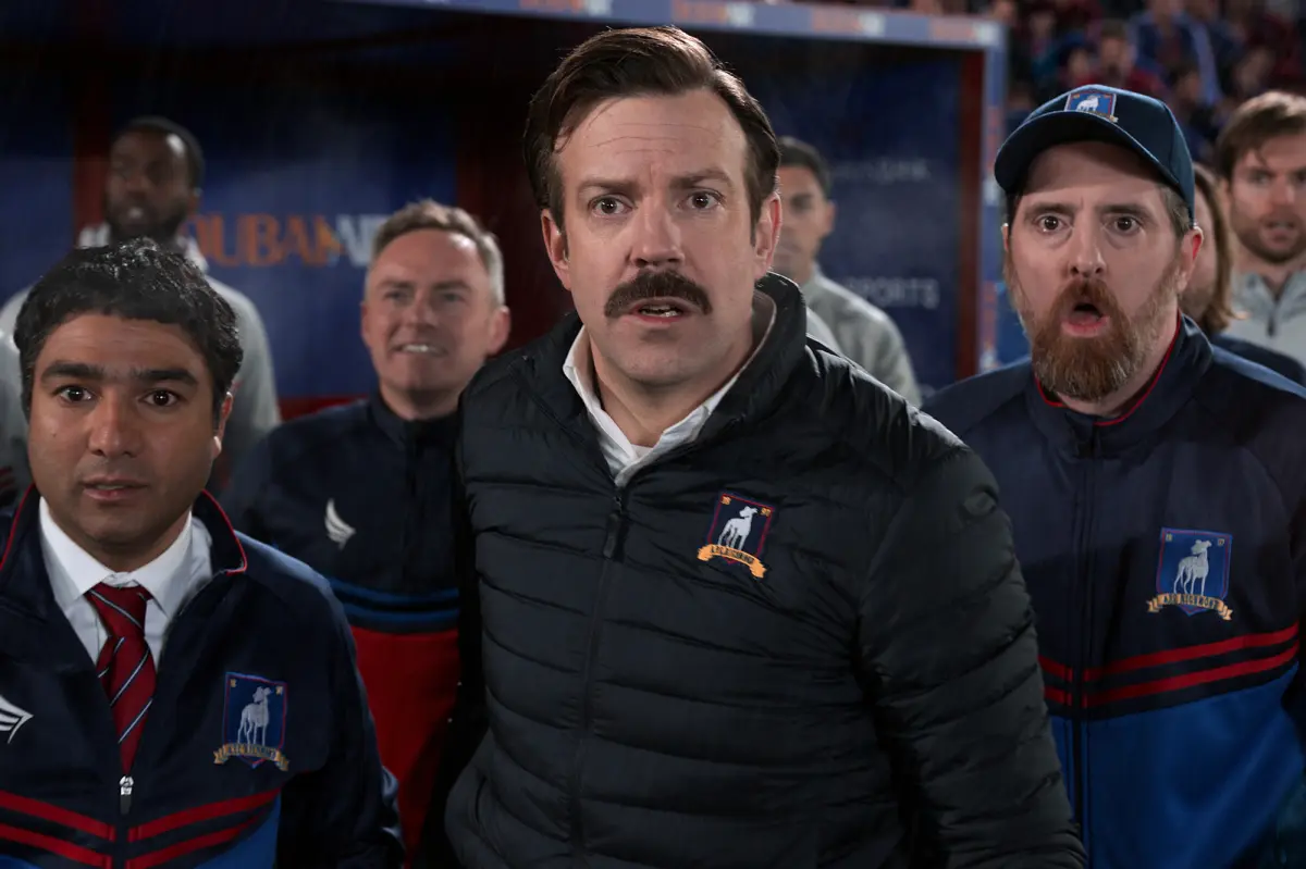 Photos from Season 4 of 'Ted Lasso' showcase a new first assistant coach and cast changes.