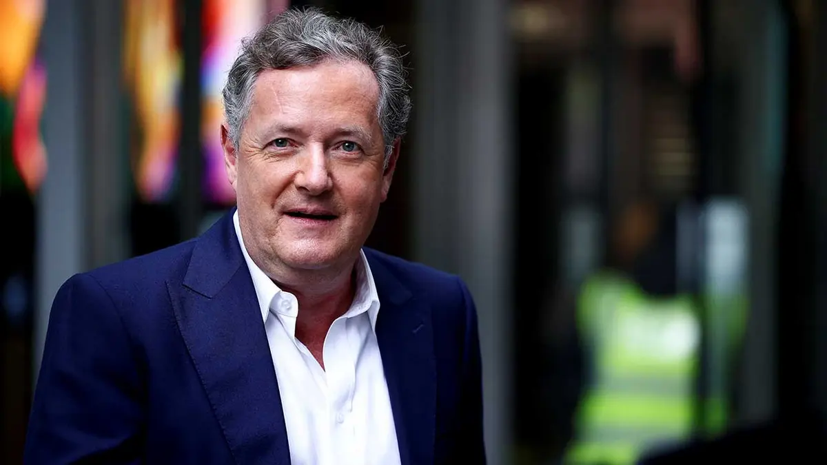 Piers Morgan breaks his leg after a falling accident in London