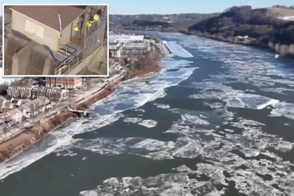Pittsburgh's water supply hindered as freezing temperatures cause river to freeze over