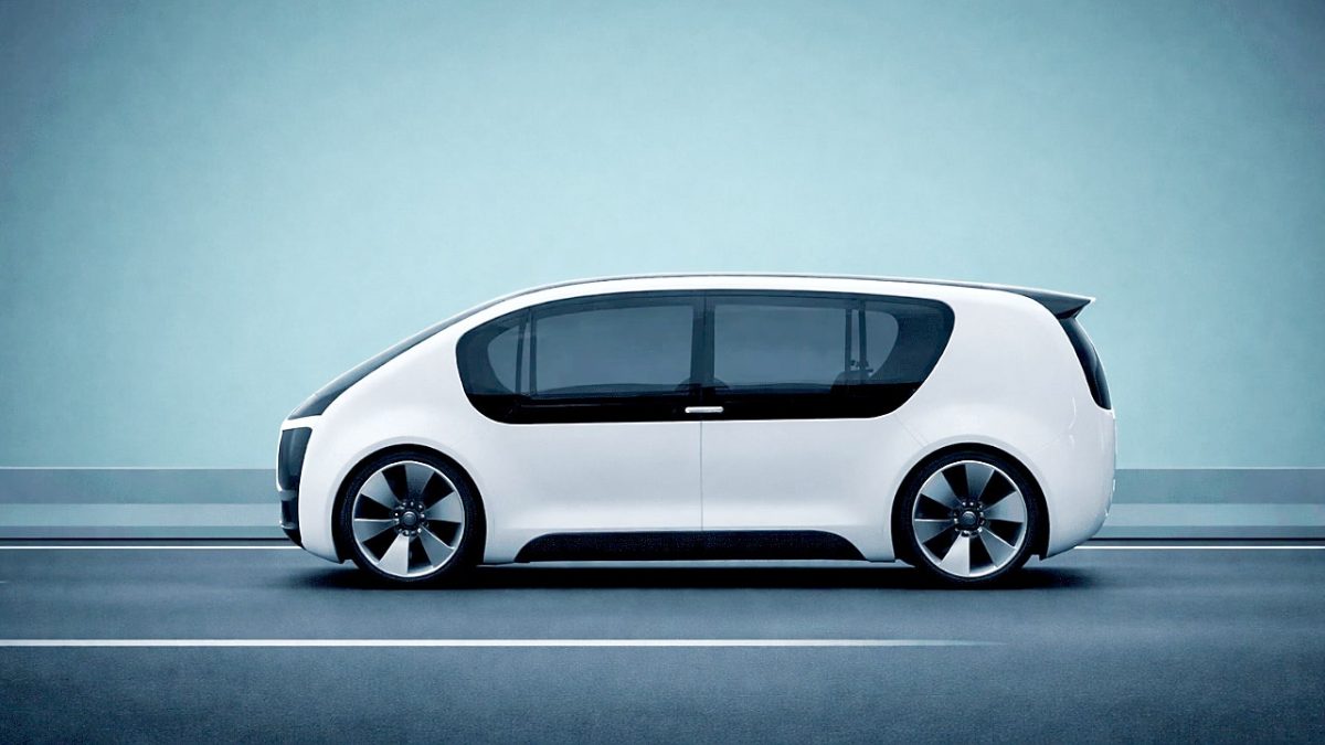 Pliyt self-driving car includes four private compartments for ride-sharing.