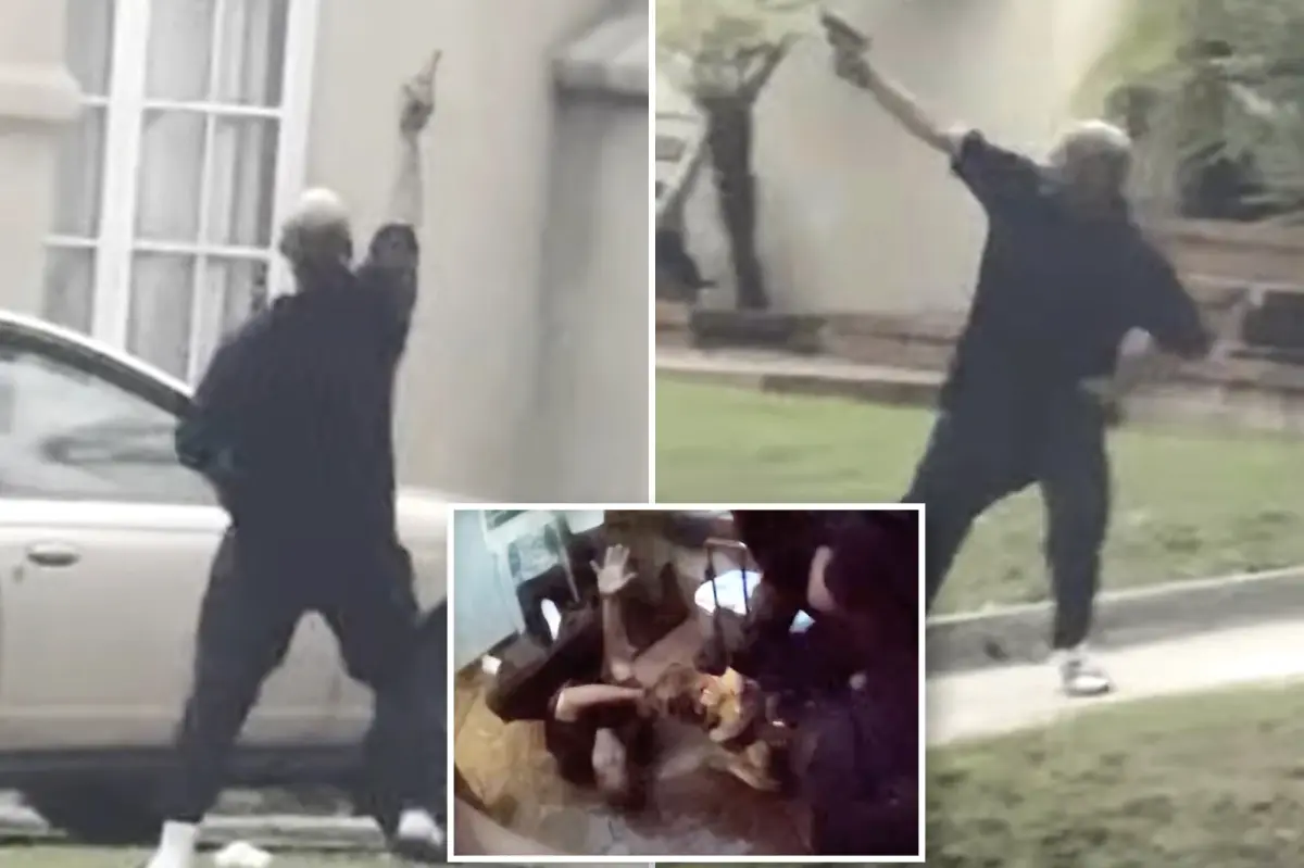 Police dog subdues man firing at LAPD helicopter, video reveals