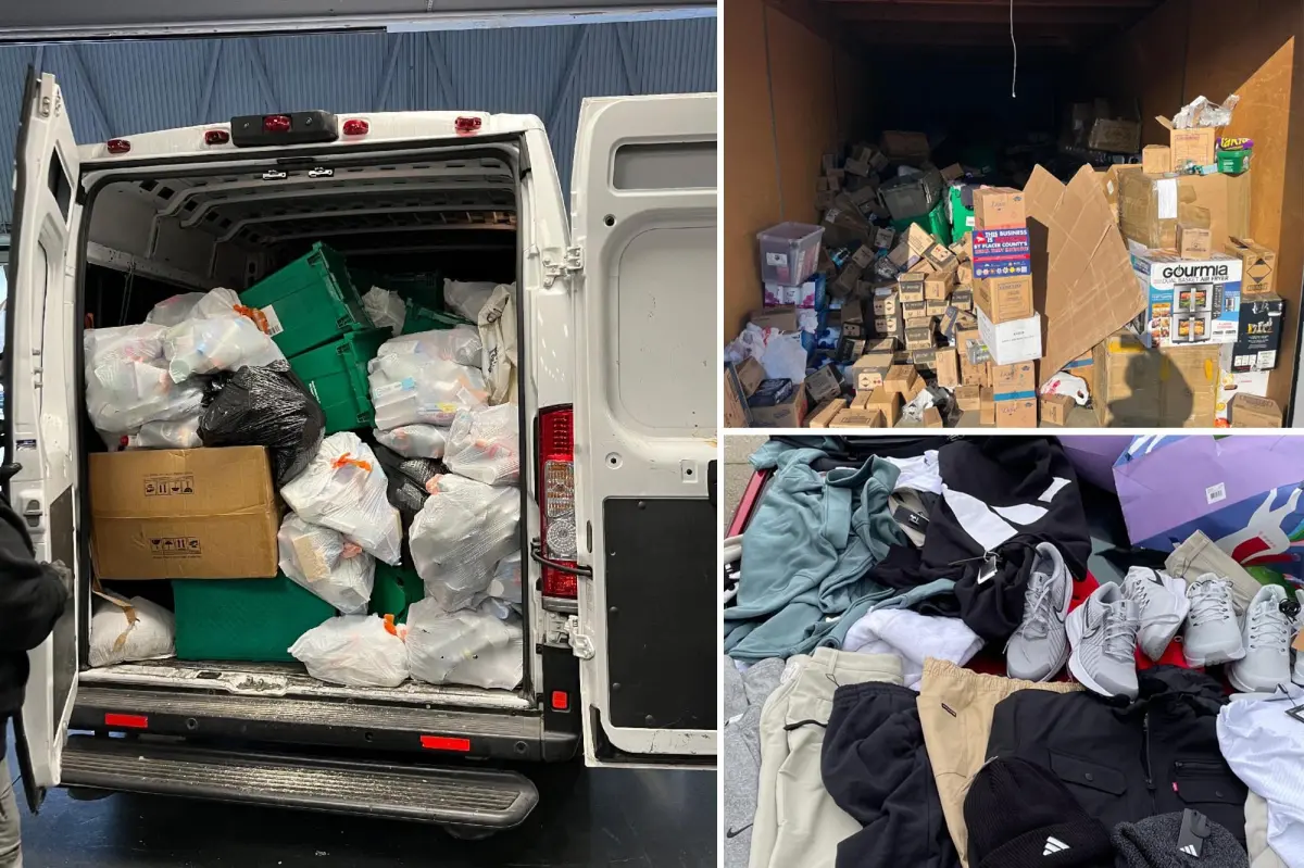 Police in California find $17 million in stolen items during a rise in shoplifting.
