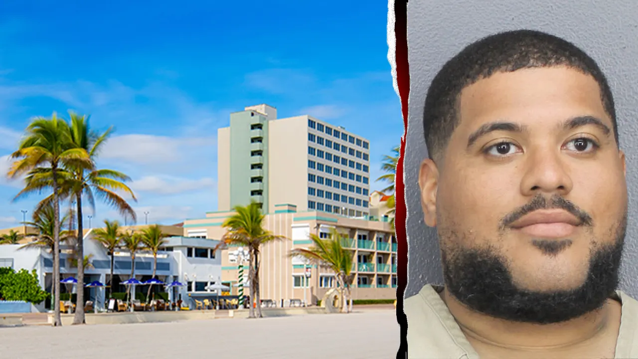 Police in Florida report that a man murdered a woman and left her body on Hollywood Beach.