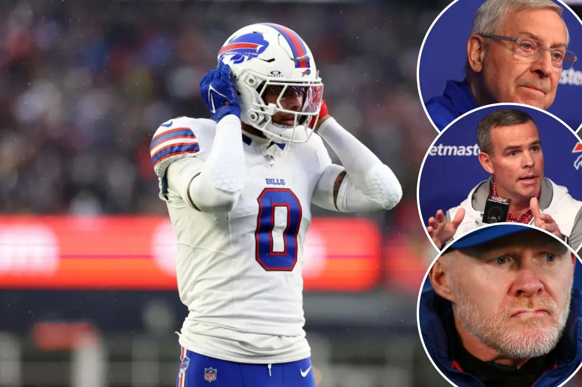 Press conference derails over blame for Keon Coleman's draft