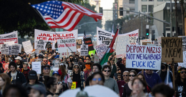 Protester Injured in Left Eye During Clash With Violent Crowd