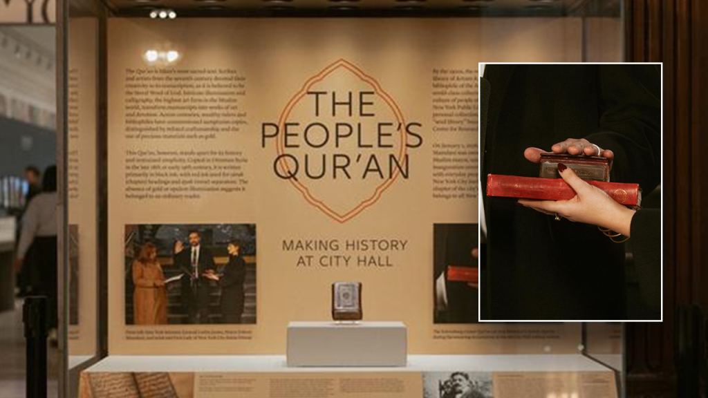 Qur'an from Mamdani's swearing-in will be exhibited at a New York library.