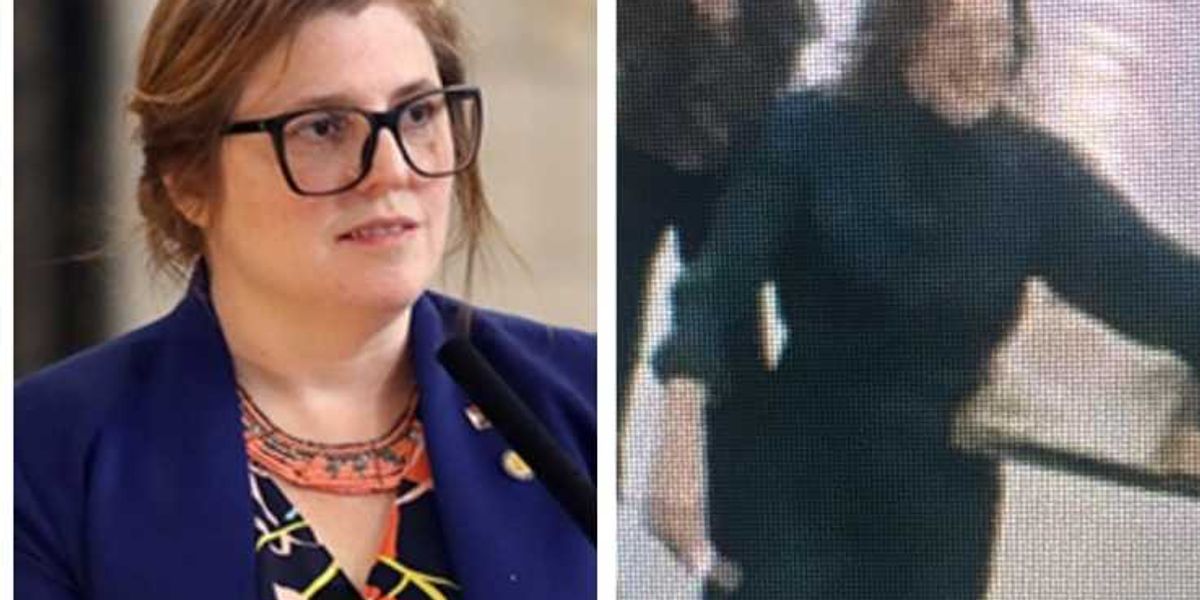 Radical Democrat who chants for 'trans' rights boldly takes down American founders' artwork in Nebraska Capitol