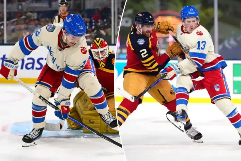 Rangers require additional plays from the outdoor lights version of Alexis Lafrenière