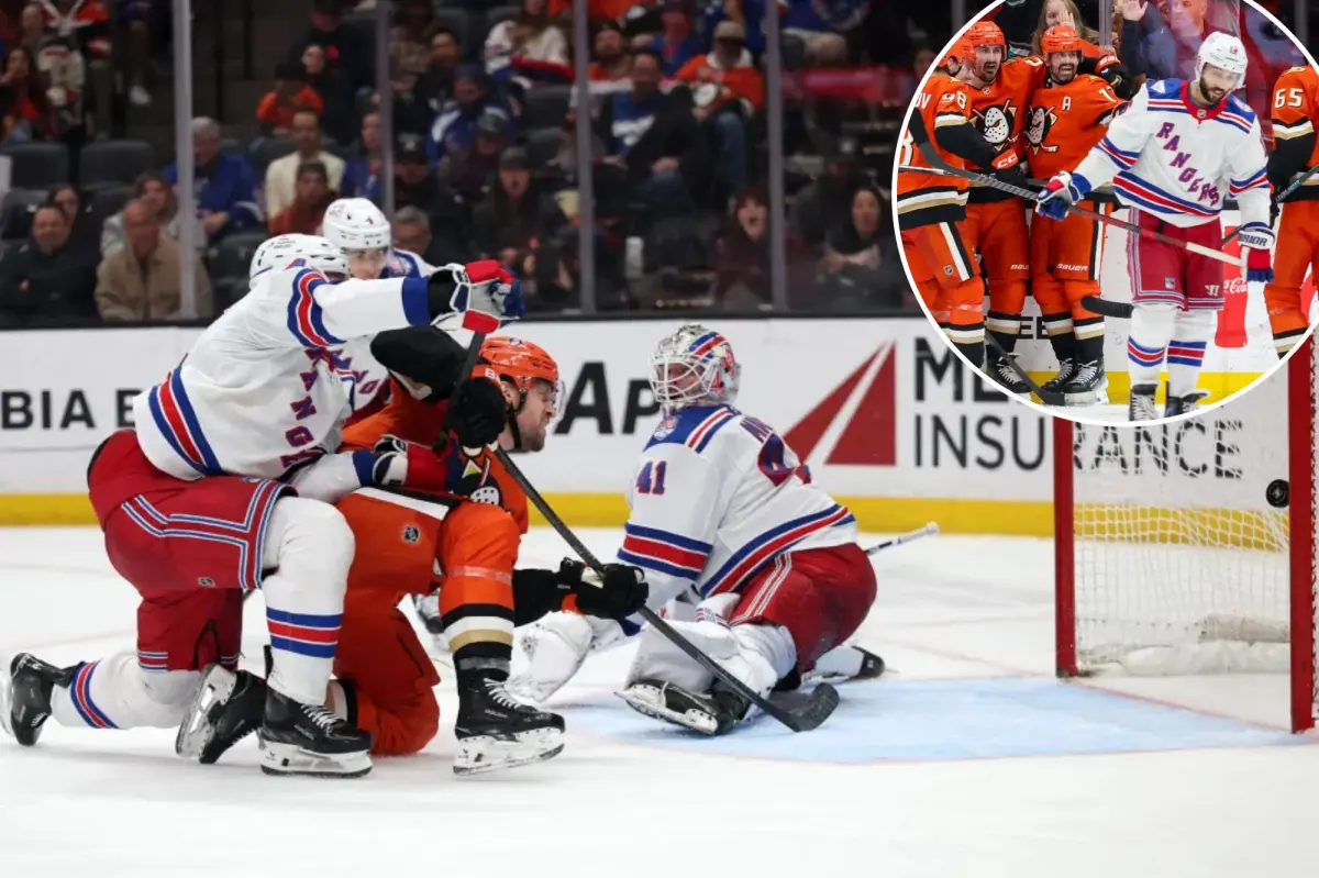 Rangers show little effort and fall short against Ducks in away defeat