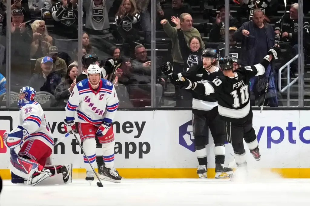 Rangers struggle against Kings, suffering their 10th defeat in 12 games