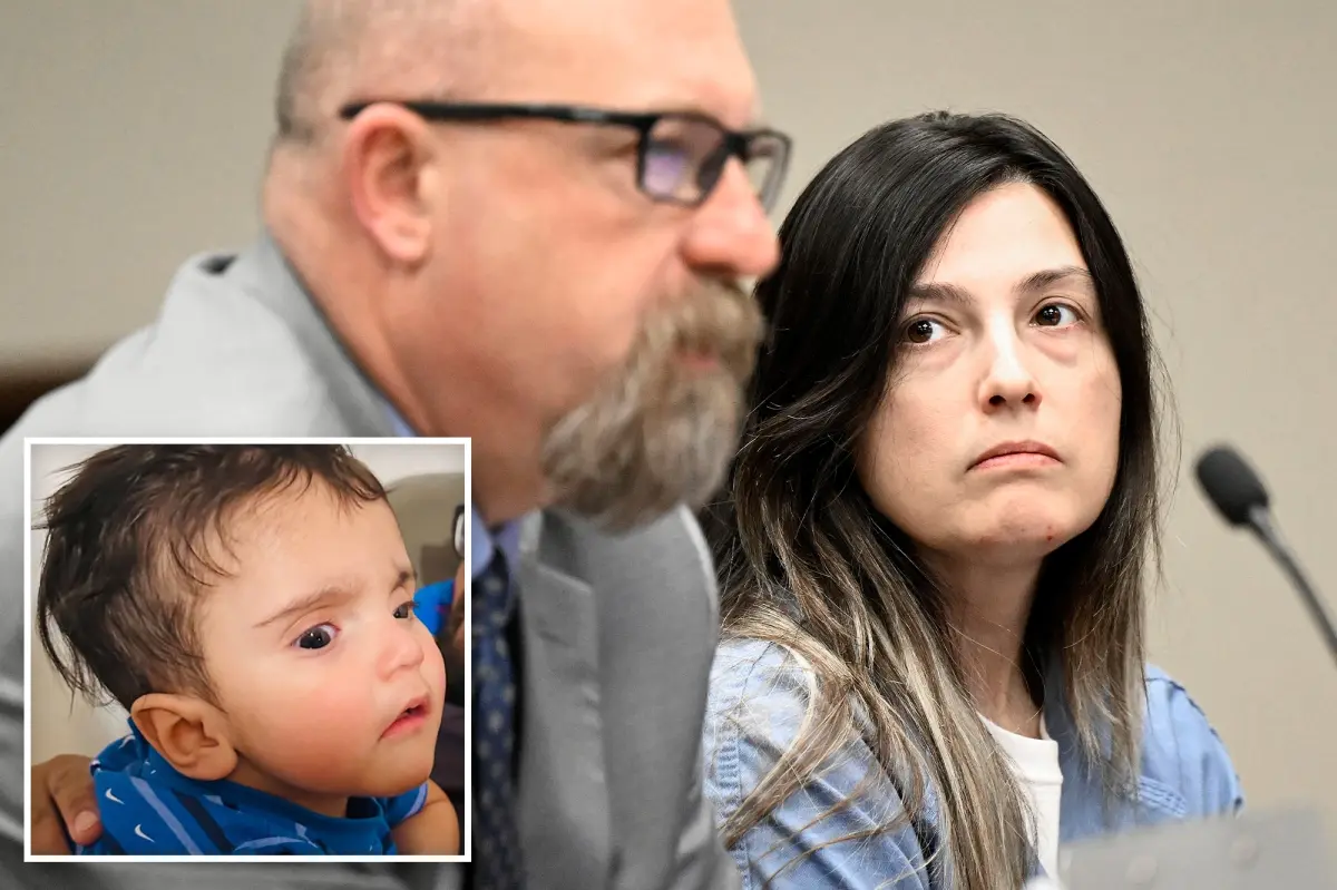 Rebecca Haro, appearing worn and weary in court, faces charges alongside her husband Jake for the torture-related death of their 7-month-old son Emmanuel.