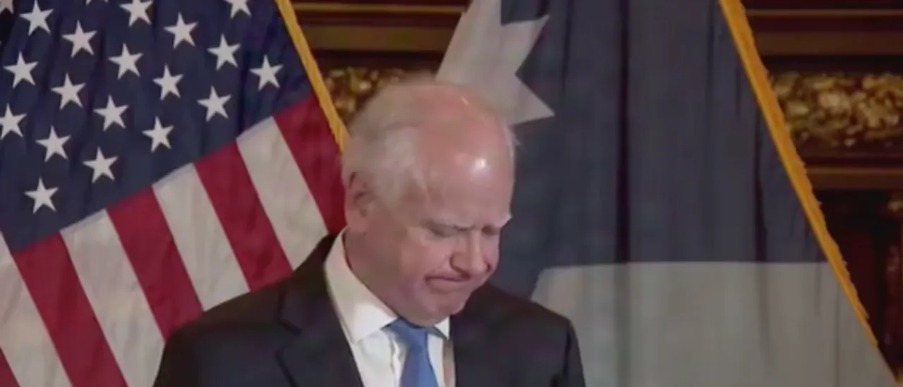 Reporters Anger at Tim Walz as He Leaves Without Answering Questions