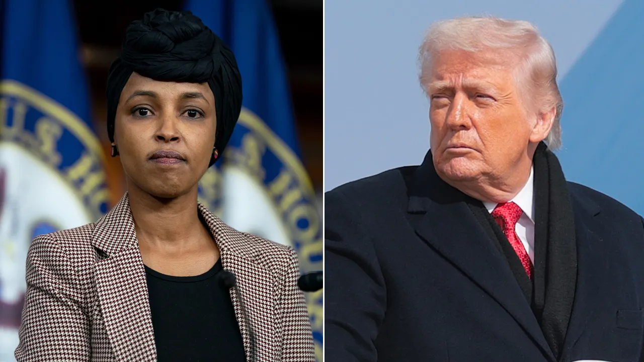 Representative Ilhan Omar claims President Donald Trump is distracting attention.